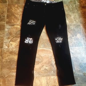 COOL FASHION NOVA BLACK SKINNY JEANS
